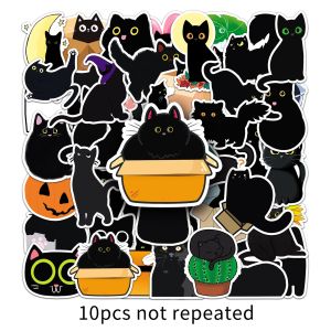 50PCS Cute Cartoon Animal Black Cat Sticker Kid Toy Decoration Scrapbook Creative Gift