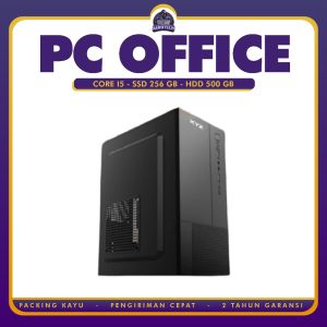 PC RAKITAN CORE I5 | SSD 256 GB | HDD 500 GB | LED 19 INCH LENGKAP TERMURAH UNTUK OFFICE DAN ONLINESHOP