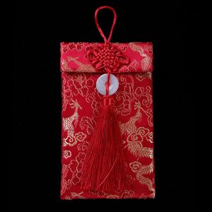 okdeals01 cny red packet 2026 马年红包袋 Tassel Design Embroidery Spring Festival Best Wishes Chinese Wedding Party Gift Red Packets Red Envelope Money Bags