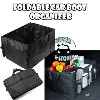 Fordable Car Boot Storage Multi Pocket Organizer Truck Big Capacity Washable Removable compartment Camping Box