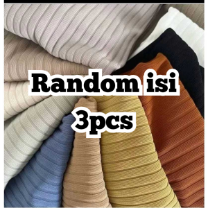 Paket isi 5pcs Kulot Knit 7/8 Premium / Celana Pendek Kulot Knit