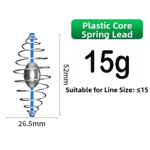 NALANILI 5 Pcs 5 chiếc Lồng cho cá ăn Câu cá theo nhóm Thiết kế lồng Phụ Kiện Dụng Cụ Câu Cá Bền bỉ Có trọng lượng Dụng cụ câu cá bằng cần feeder Dành cho cá chép