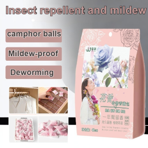 【Ready Stock】Insect repellent and mildew proof floral camphor balls Aromatherapy clothing bags Wardrobe clothing mildew proof insect proof moisture proof moth proof tablets