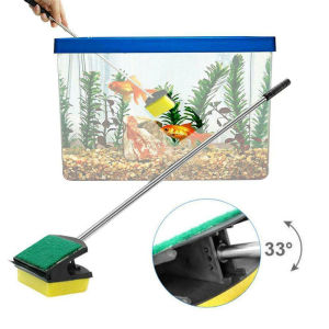 DFVDSPW High Quality Glass Window Long Handle Cleaning Tool Kit Aquarium Cleaner Clean Sponge Brush