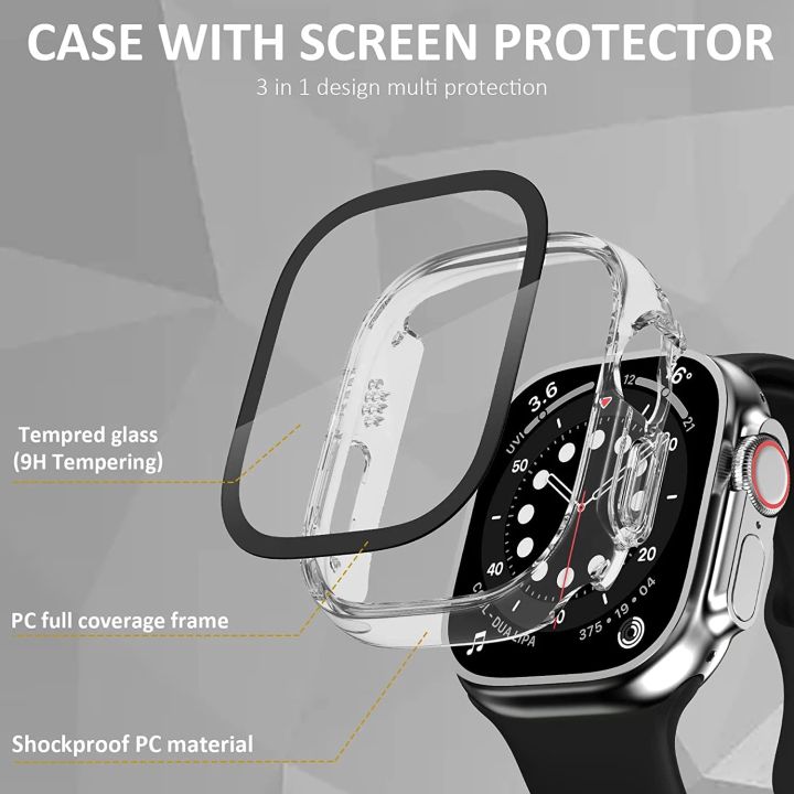 Ultra%20Thin%20Hard%20PC%20Case%20Tempered%20Glass%20Screen%20Protector%20Protective%20Cover%20Compatible%20For%20Apple%20Watch%20Ultra/Ultra%202%2049mm/Ultra3%2049mm%20Smartwatch%20Case%20Cover%20-%20Image%207