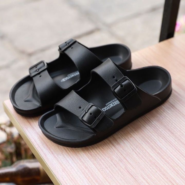 Rubber strap sandals deals