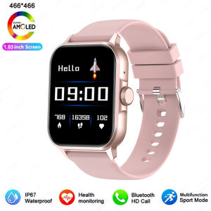 Smart Watch Men Women Watch Bluetooth Call Rotating Button Wireless Charging Wristwatch Sports Fitness Smartwatch