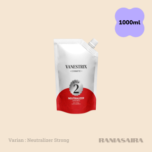 VANESTRIX Smoothing Neutralizer 1000gr Krim Netral Step2 Pelurus Rambut Rusak Bergelombang Sensitiv