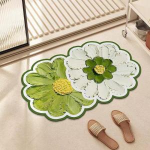 Diatomite Bathroom Mat Super Absorbent Floor Mat Soft Diatomite Mat Anti Slip Toilet Bath Mat