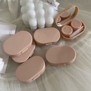 Tempat Softlens Mini Kaca Travel Kit Kaida Case Makeup Kontak Lensa Portable Casing Penjepit Tongkat