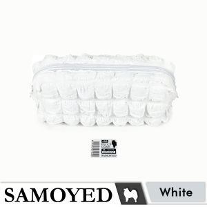 SAMOYED PCCS-J26 Tempat / Kotak Pensil / Alat Tulis / Kosmetik / Dompet / Tas Kain / Stationery / Pencil / Pen / Cosmetic / Travel Case / Box / Pouch / Bag Puff