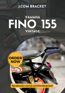 YAMAHA FINO 115 FI VINTAGE ORIGINAL J.COM HEAVY DUTY BRACKET