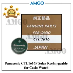 Panasonic Ctl1616 Solar Recargable Ctl 1616 Células Batería