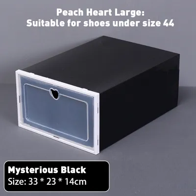 ⚡SG STOCK⚡Extra Large Stackable Shoes Box Rack / Shoe Storage Cabinet Drawer Shelf Case With Flip Cover