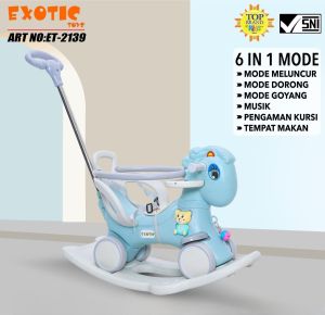 Ecotic ET2139 Ride On Anak Anak Kuda Pony 6in1 Mode