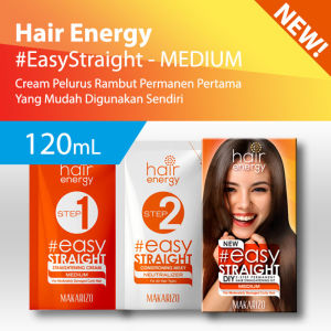 Makarizo Hair Energy Easy Straight - MEDIUM 120 mL Pelurus Rambut