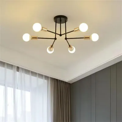 Exquisite Chandelier ceiling lights for Living Room Light led ceiling lights Nordic style Bedroom lamp LED living room ceiling lamp Crystal pendant lamp Interior decorative Low ceiling light