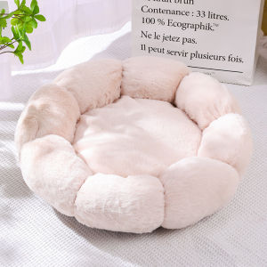 Floral Cat Bed Dog Bed Four Seasons Universal Teddy Enclosed Cat Nest WarmSupplies