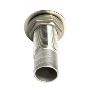 Straight Thru-Hull Valve Fitting Marine Drain Vent Stainless Bilge Pump 1 3/4 3/8 1/2Inch Yacht Water Outlet Port