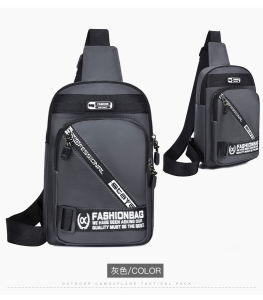 จัดส่งจากกทม.กระเป๋าสะพายขนาดกะทัดรัด รุ่น BM699 ถือ สะพายข้าง สะพายไหล่ สะพายหลัง มีช่องต่อUSB ใส่ของได้ 4ช่อง