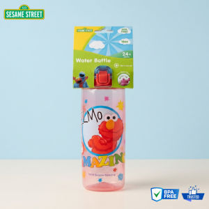 Sesame Street Kids Water Bottle Push To Open Lid Leak-Proof BPA-Safe For School Sports & Travel