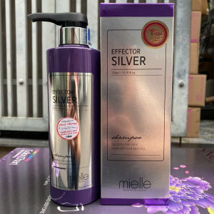 Dầu gội tím dành cho tóc nhuộm hỗ trợ ánh sắc và bền màu Mielle Effector Silver Shampoo 500ml *NEW*