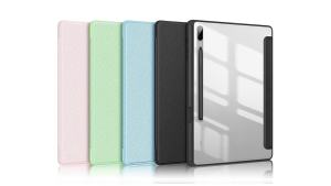 Applicable to Samsung TabA11Plus Tablet Case Wholesale Acrylic Transparent 70% off Flip Cover Slim Style