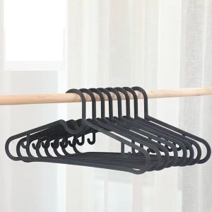 899 - Paket 10 pcs Gantungan Baju Kaos Celana Pakaian Hanger Plastik Tebal - Tahan Panas Anti UV