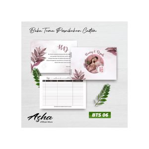 BUKU TAMU PERNIKAHAN CUSTOM/BUKU TAMU PERNIKAHAN/WEDDING GUEST BOOK