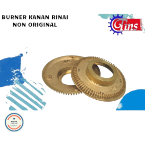 BURNER RINNAI KANAN BURNER KOMPOR GAS RINNAI KANAN LOKAL BURNER KUNINGAN KUALITAS LOKAL RINNAI