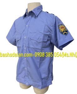 Áo bảo vệ ngắn tay kiểu budong may kèm logo thông tư 08
