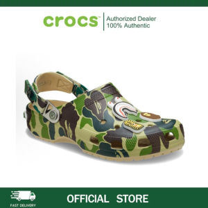 【New】Crocs Classic Camouflage Ape Clog for Men And Women Slippers Breathable Casual Sandals