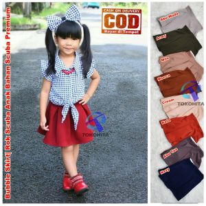 Morashop Rok Anak Bahan Scuba Premium