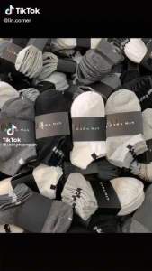 Lố 10 Đôi Tất Zarra Man Cổ Ngắn Set 10 Đôi Vớ Cổ Ngắn Màu Trơn Chống Hôi Chân