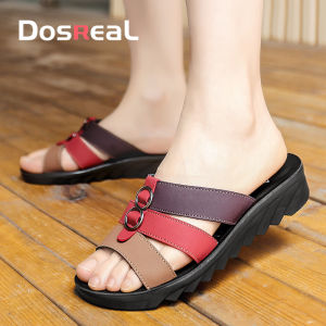 DOSREAL Womens Shoes Summer Casual Sport Sandals Korean Beach Wedge Sandals Women Platform Sandals Roman Sandals