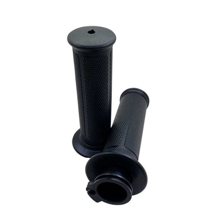 Pair Black Motorcycle Hand Grips Scooter Handlebar Parts For