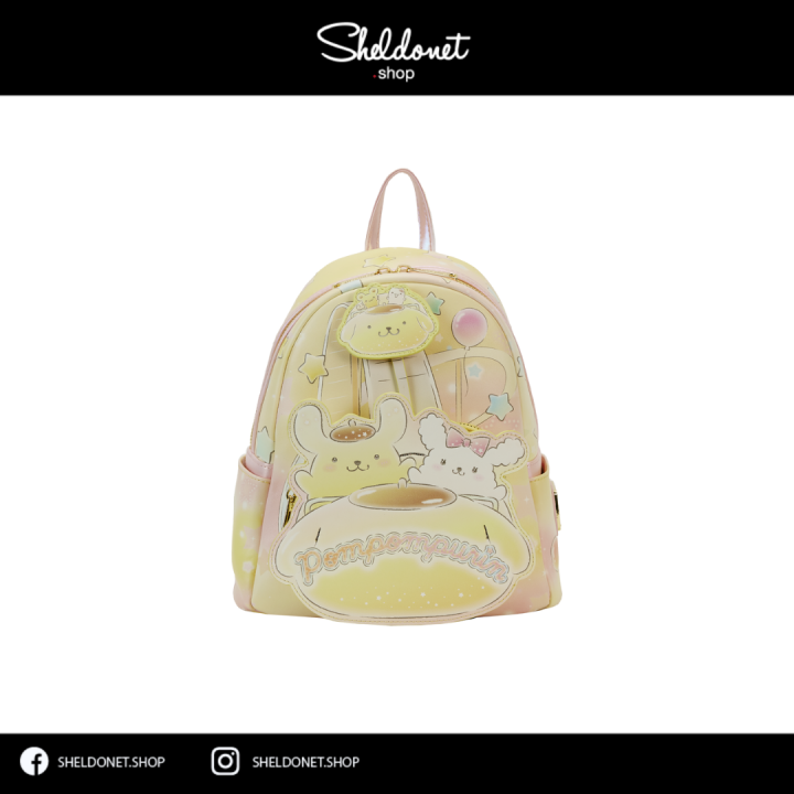 Loungefly x Sanrio Pompompurin Monochrome Cosplay Mini Backpack main image 0