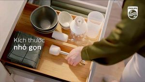 [DEAL RẺ CHẠM SÀN MUA LÀ CÓ QUÀ][SỐ LƯỢNG CÓ HẠN] Máy Xay Cầm Tay Philips HR2537/00 Promix 650W (Trắng) -Dung Tích Cối Xl Giúp Xay Nhanh Và Mịn Chỉ Bằng Cách Nhấn Nút-Hàng Phân Phối Chính Hãng