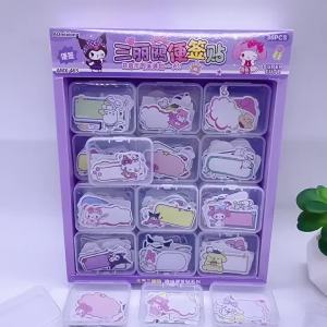 Random 1 Sanrio Mymelody Kuromi Cinnamoroll Pochacco Baby Bottle Labels for Daycare Name Tag Label Sticker School Supplies Name Labels for Kids Preschool Sippy Cups Lunch