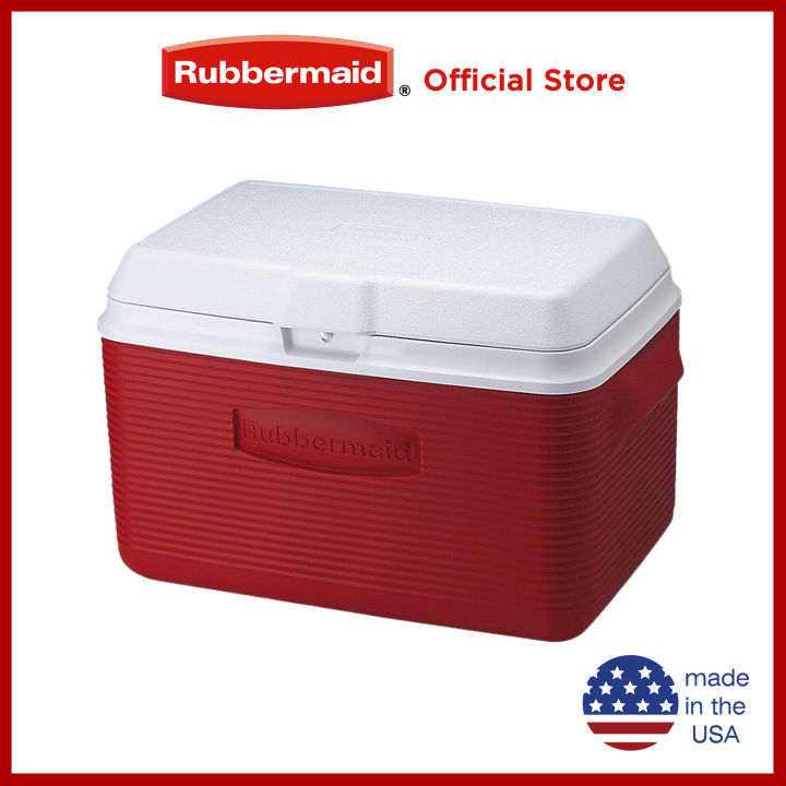 Rubbermaid Insulated Cooler Ice Chest 34 QT Red