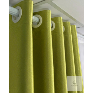 Rèm đục lỗ ore vải gấm dày chống nắng cản sáng 95% (8 màu) nhiều kích thước