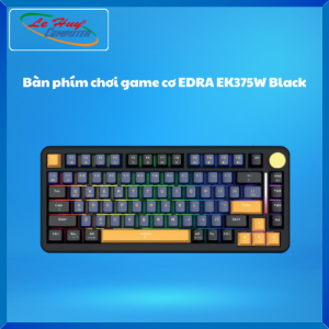 Bàn Phím Máy Tính Cơ Gaming EDRA EK375W Black/ White - Hàng Chính Hãng