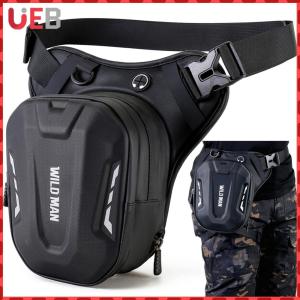 Motorcycle Bag Hard Shell Outdoor Casual Waist Bag Racing Drop Leg Bag Waterproof Utility Leg Bag for Hiking Climbing Cycling Fishing Riding Travel