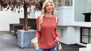 NORACORA  Womens Long Sleeve Shirt Round Neck Waist Cinch Top Loose Lightweight Pullover Sweater Fashion  2025