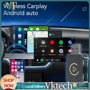 Wireless Carplay Android Auto Adapter Plug&Play CarPlay AI Box Wireless Dongle for OEM Wired CarPlay/Andriod Auto Cars