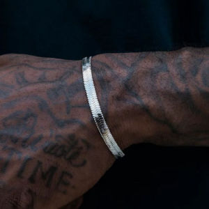 Hmeme Cá Nhân Retro Vàng Rắn Xương Chuỗi Vòng Đeo Tay Cho Phụ Nữ Người Đàn Ông Đơn Giản Hip Hop Có Thể Điều Chỉnh Vòng Đeo Tay Đồ Trang Sức Quà Tặng