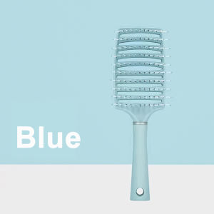 Hair Scalp Massage Comb Hairbrush Fluffy Rib Comb Wet Dry Curly Detangle Salon Hairdressing Styling Tool