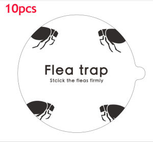 Flea Trap Discs Sticky Dome Flea Trap Lamp Pest Control Kit Non-Toxic No Insecticides Pet Family Solve Fleas Troubles