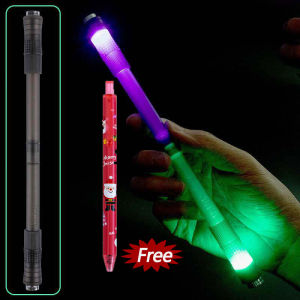【Buy 1 Get Free 1】Spinning Pen LED Rolling FingerOne Piece Glow Fingers Balance Spinning Pen Cool Beginner Luminous Lamp Rotating Pen Stationery Pen