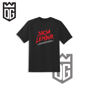 DG Clothes T shirt Kaos Polos Kata - Kata SIKSA LEMBUR